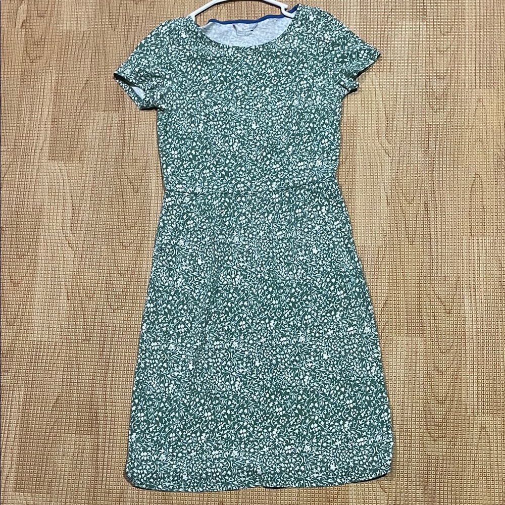 Green Floral Women's Dress